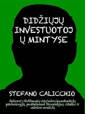 cover image of Didžiųjų investuotojų mintyse